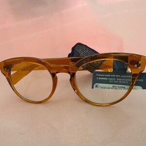 Blue light filtering computer glasses Brown